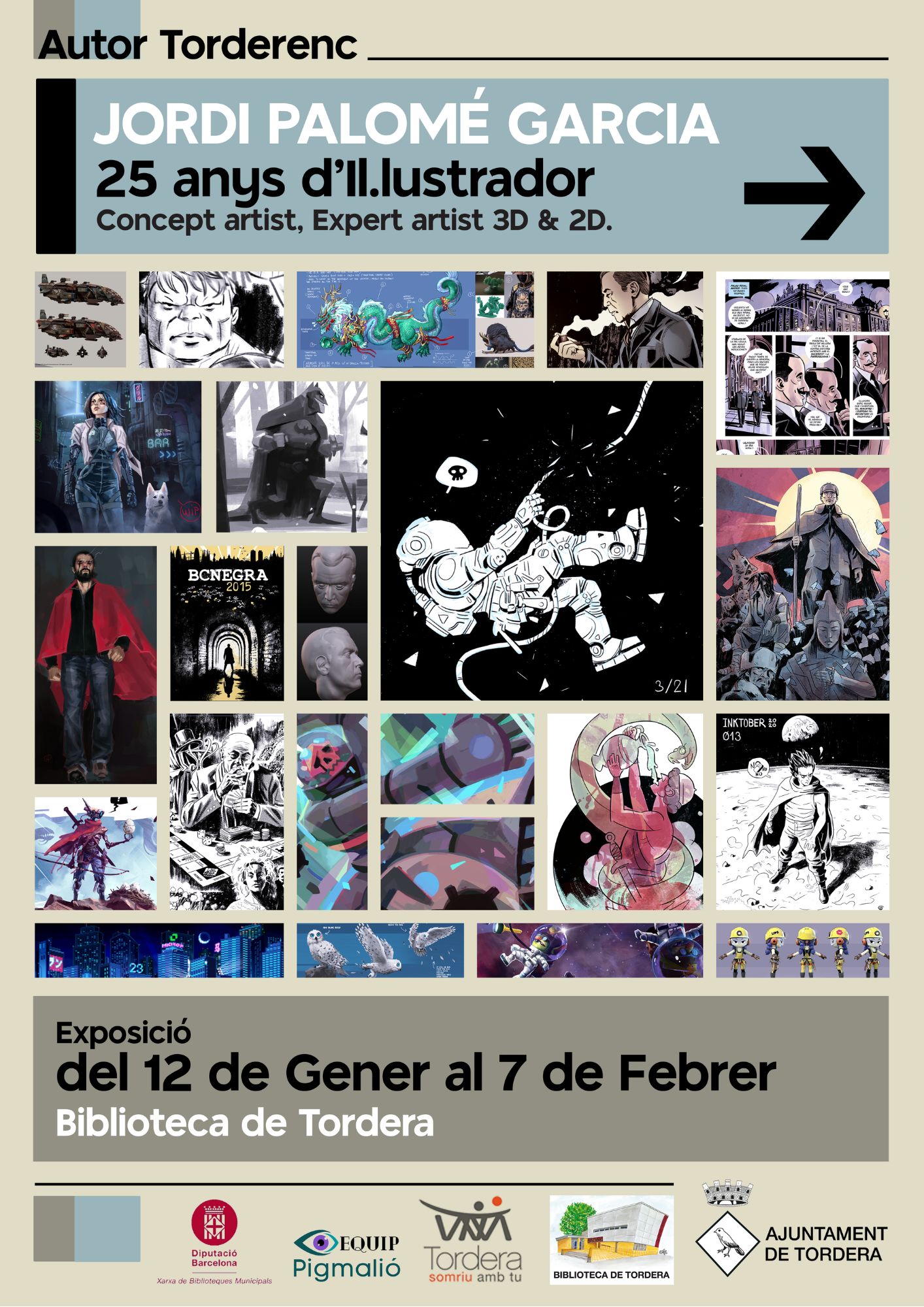 EXPOSICI&Oacute;: Jordi Palom&eacute; Garcia - 25 anys d'il&middot;lustrador