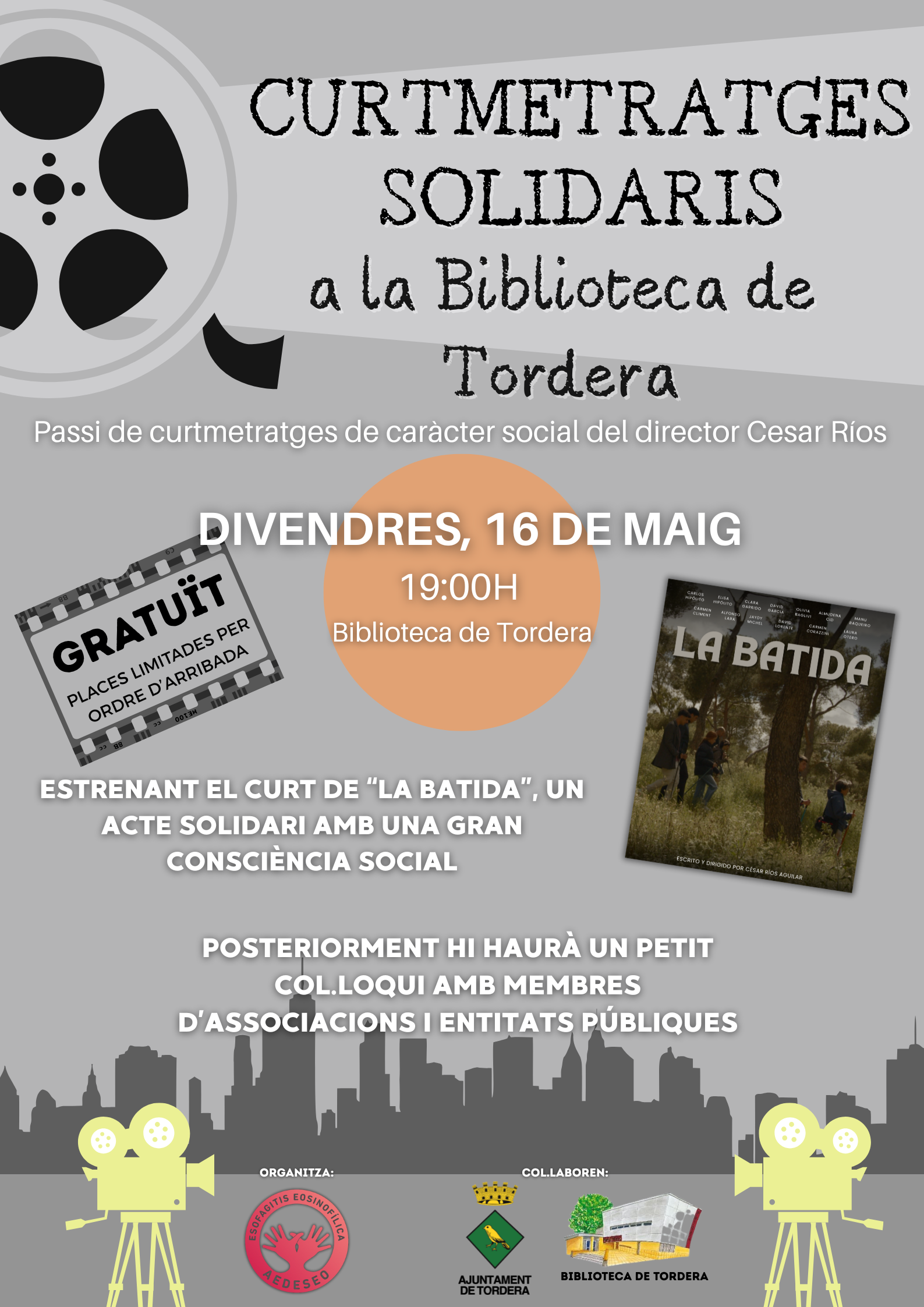 Curtmetratges solidaris i col·loqui sobre l'Esofagitis eosinofílica