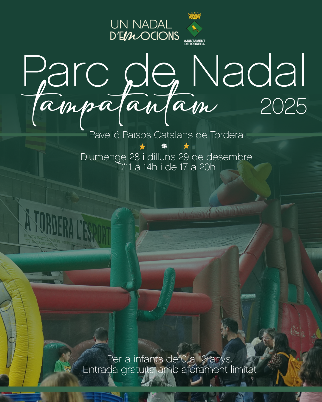El 28 i 29 de desembre arriba el Parc Infantil Tampatantam