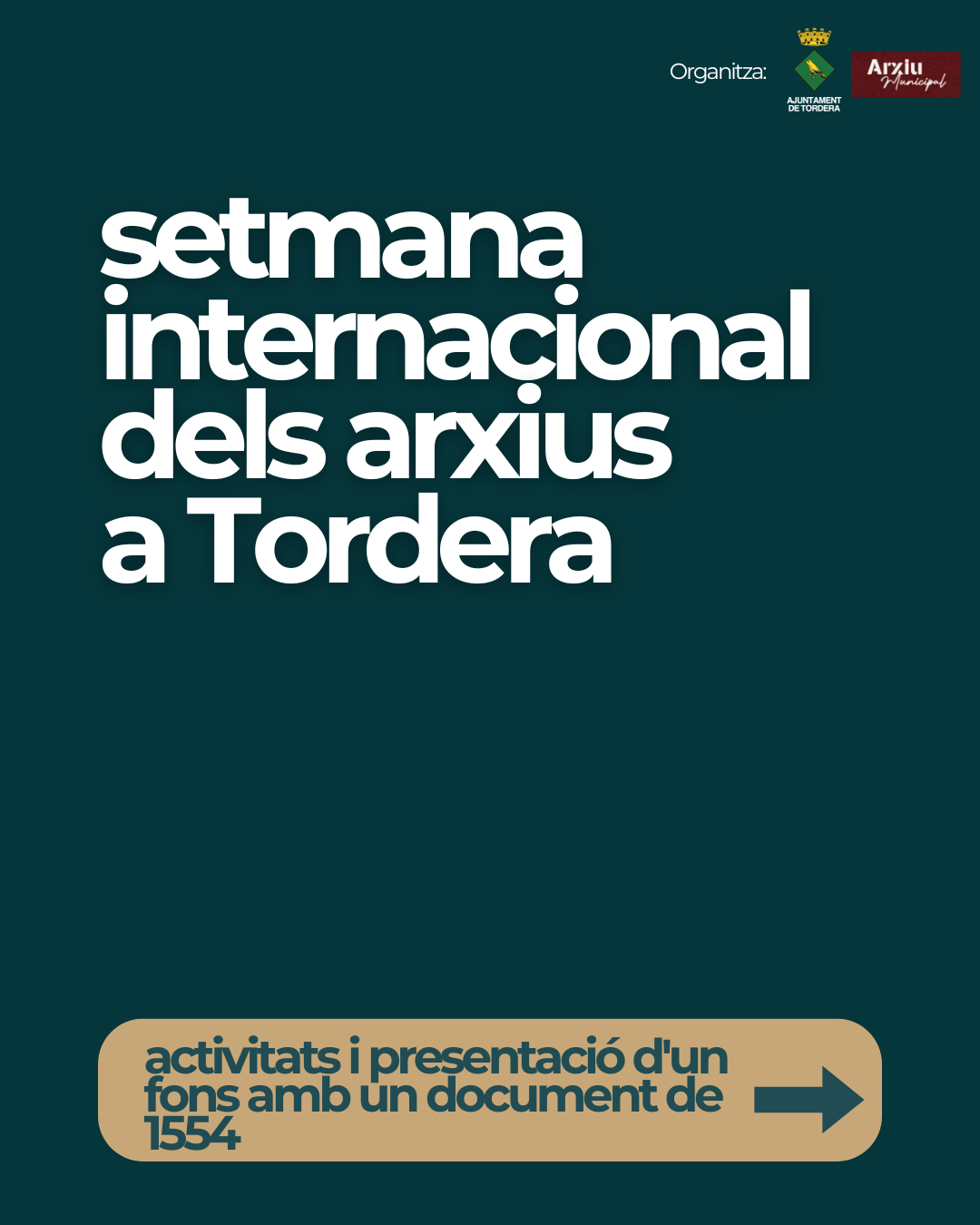 Setmana internacionals dels arxius a Tordera