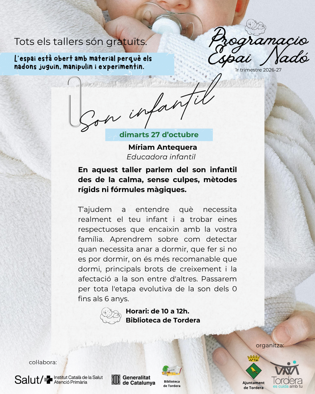 ESPAI NADÓ - Educadora infantil M&iacute;riam Antequera