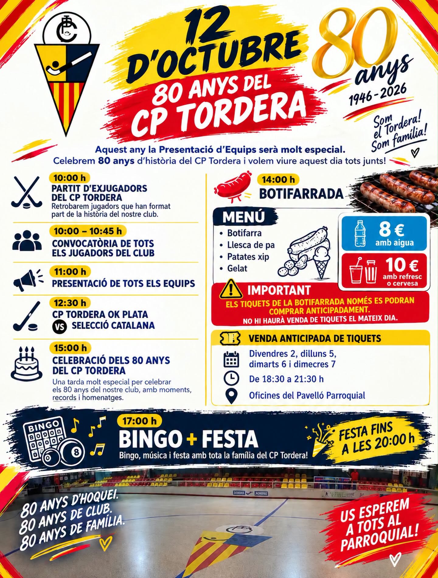 80 ANYS Club Pat&iacute; Tordera