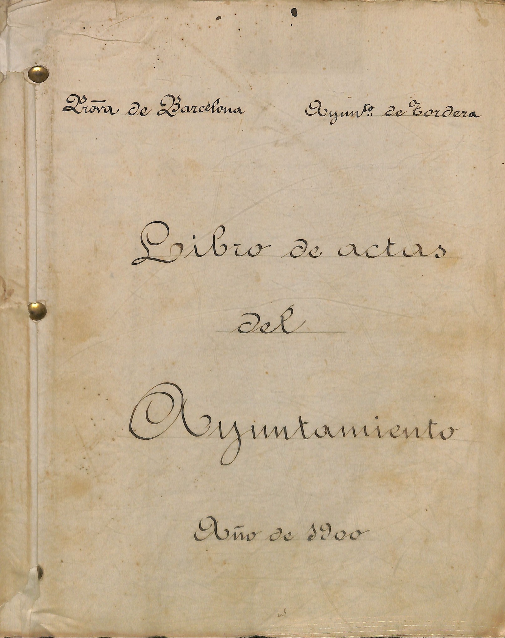 Els padrons d'habitants i els acords del Ple de Tordera ja són consultables a "Arxius en línia"