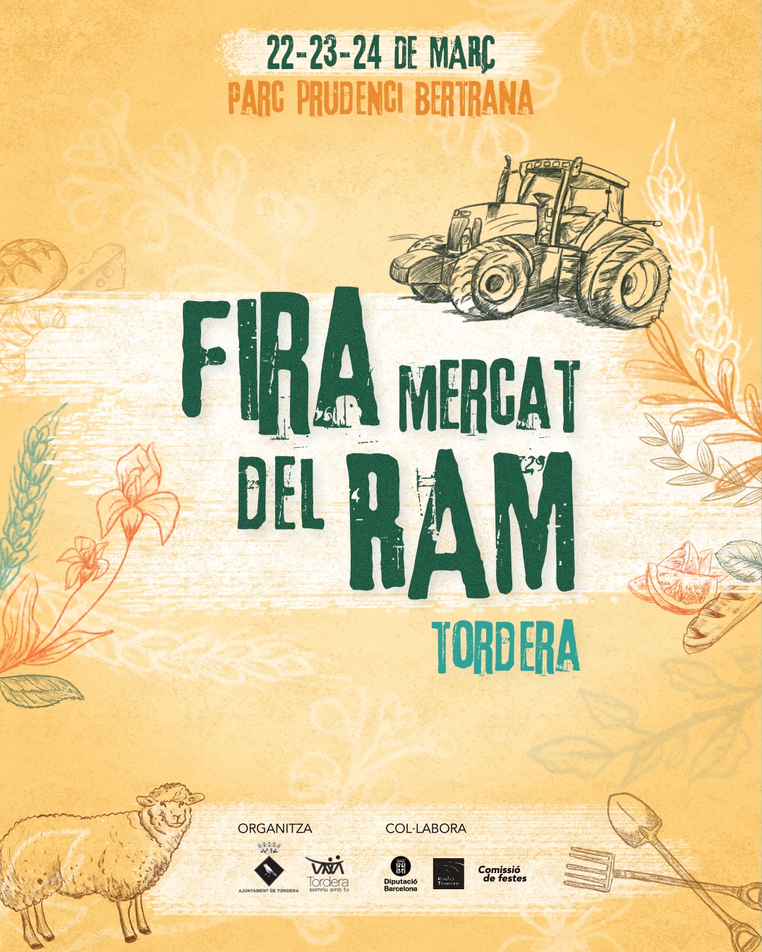 Presentada la 47ª Fira Mercat del Ram de Tordera: concerts, monòleg, nou recorregut i un museu de la pagesia a l'aire lliure