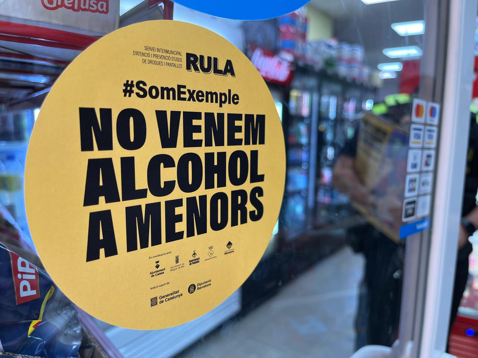 La Policia Local de Tordera conjuntament amb el servei RULA posen en marxa una campanya contra el consum i la venda d'alcohol a menors d'edat