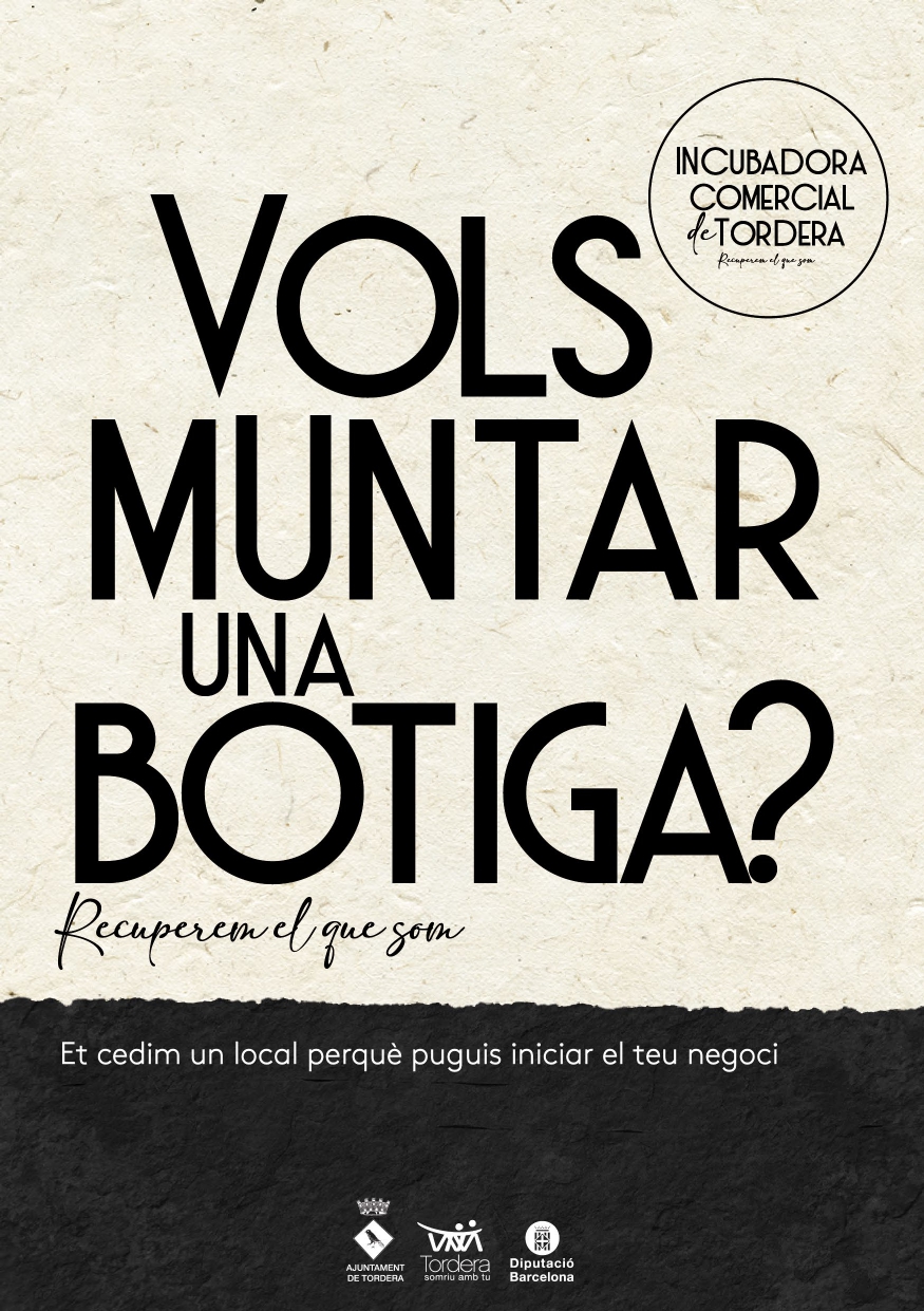 Vols muntar una botiga? T'oferim mig any gratuït d'un local comercial