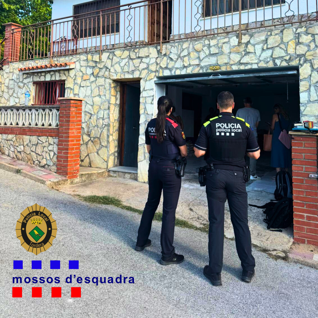 La Policia Local de Tordera i els Mossos d??Esquadra desmantellen una plantació de marihuana amb una connexió fraudulenta a la xarxa elèctrica que generava un alt risc d??incendi 