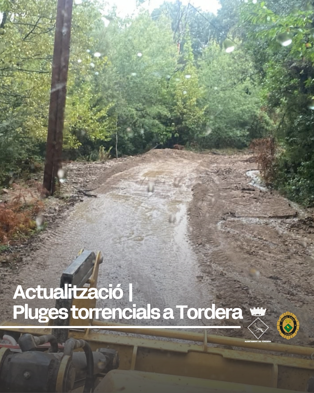 ACTUALITZACI&Oacute; 14.05h | Alerta per pluges torrencials 