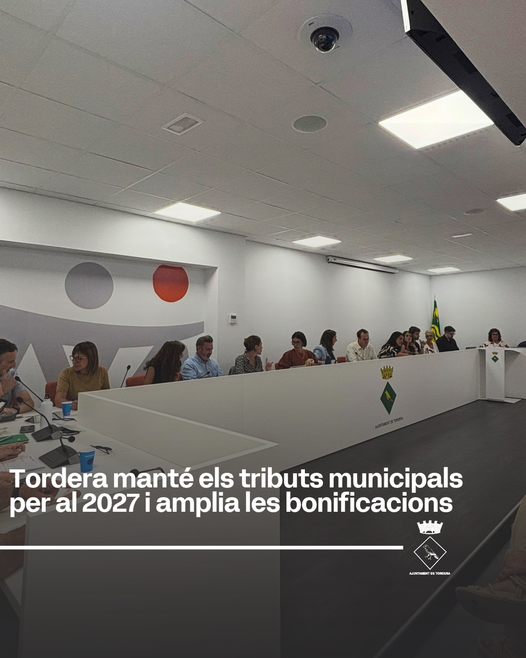 Tordera manté els tributs municipals per al 2027 i amplia les bonificacions en habitatge i benestar familiar