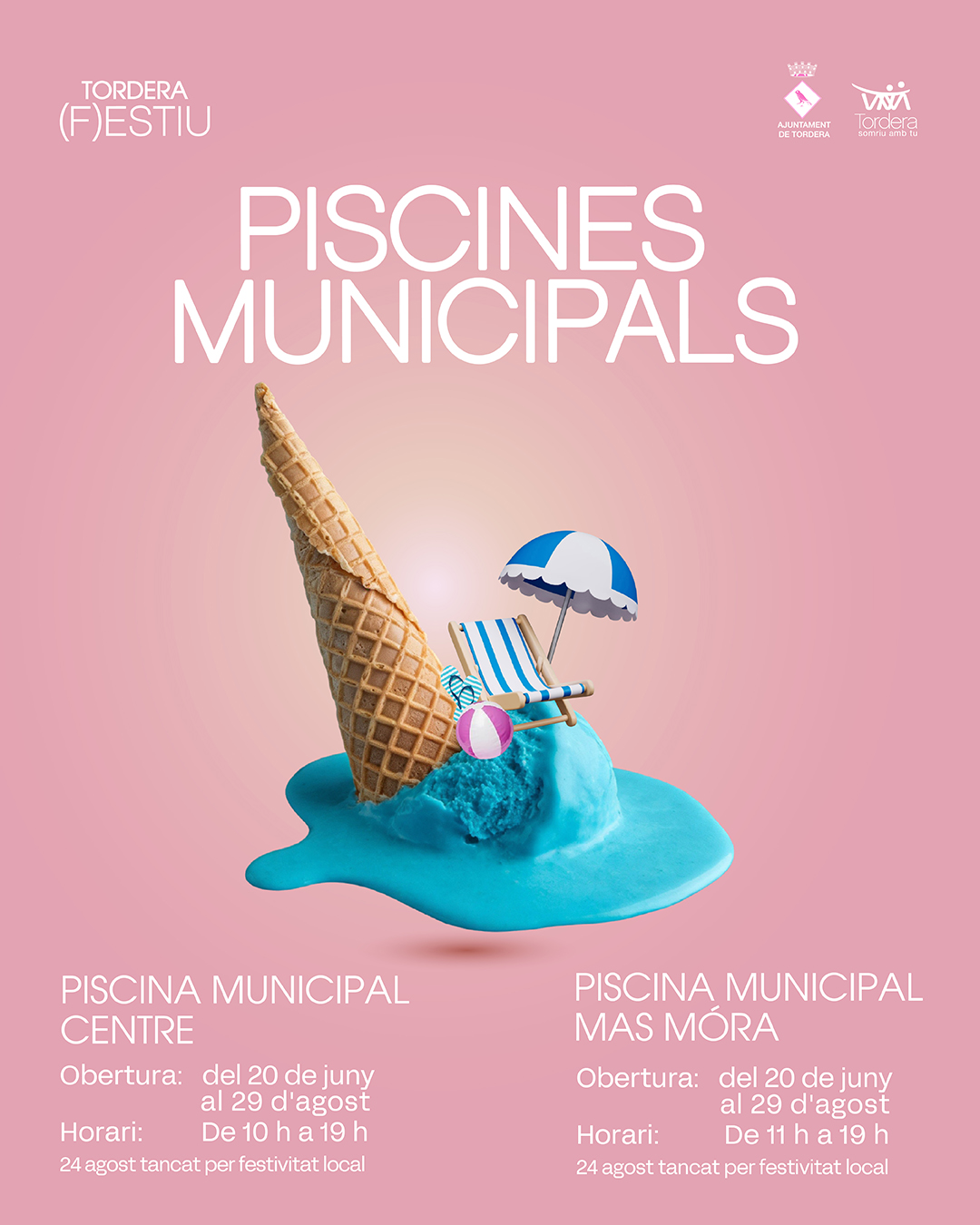 Les piscines municipals de Tordera ja tenen a punt la temporada d'estiu fins a finals d'agost