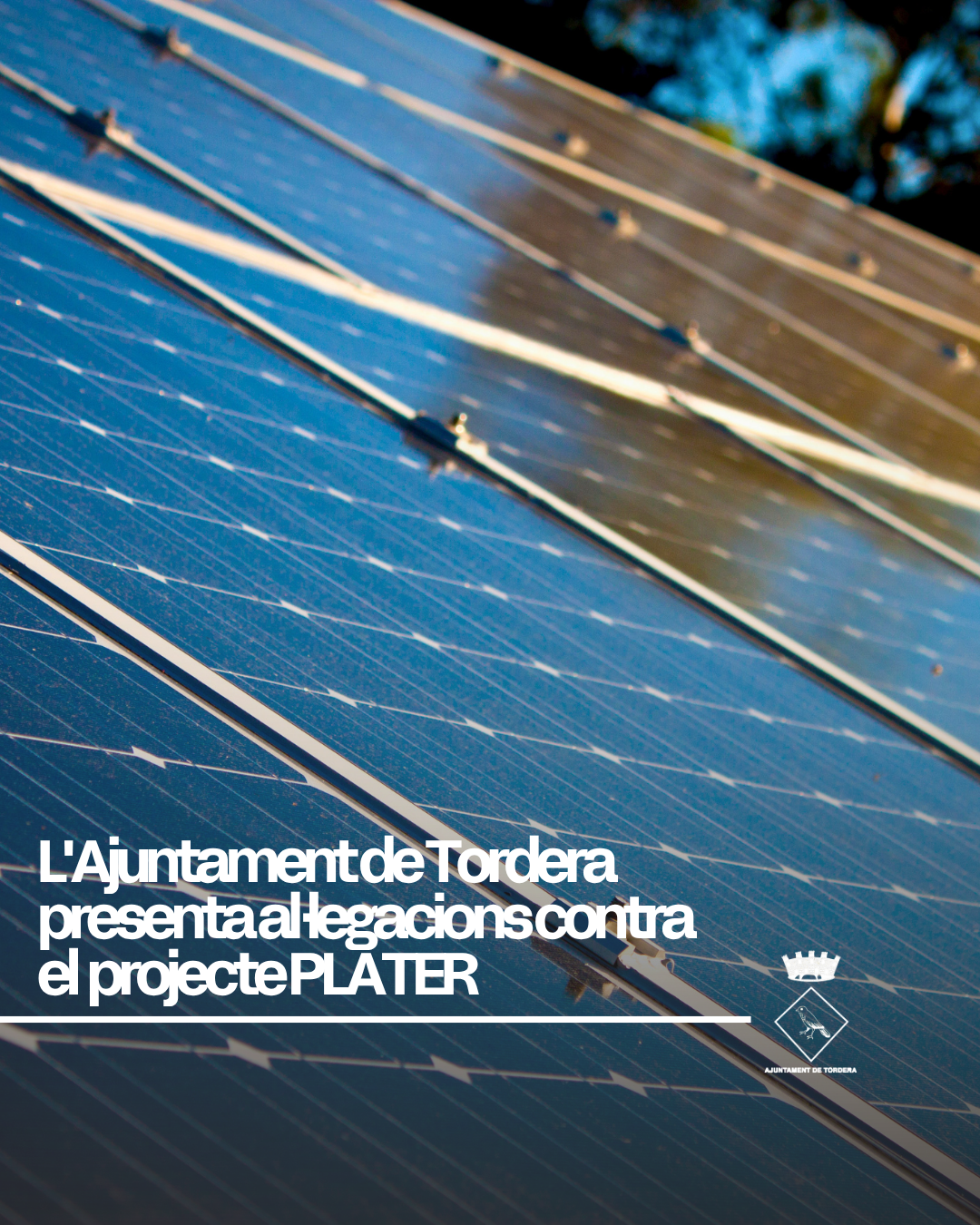 L'Ajuntament de Tordera presenta al·legacions contra el projecte PLATER