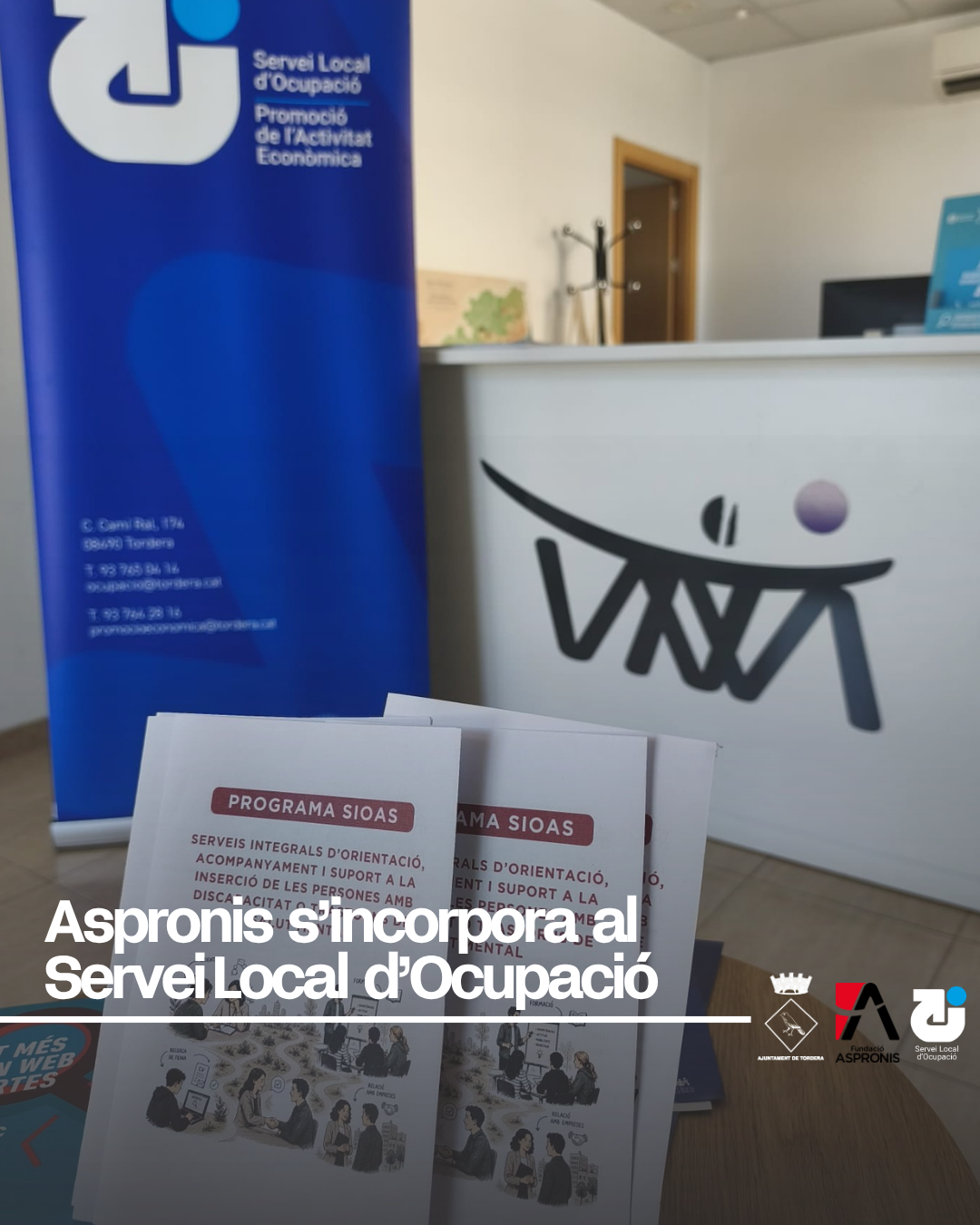 Aspronis s'incorpora al Servei Local d'Ocupació Aspronis s'incorpora al Servei Local d'Ocupació