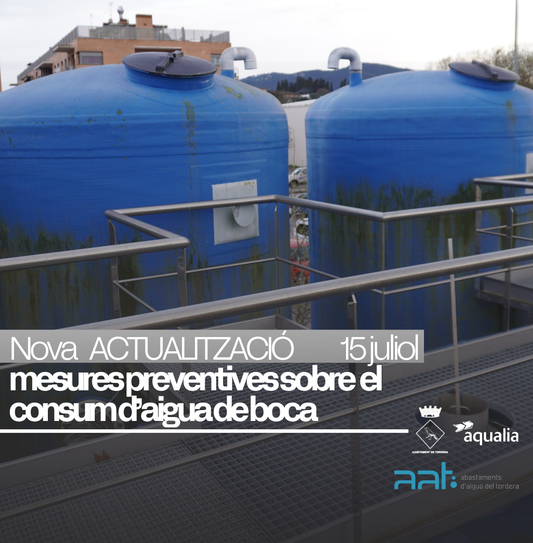Mesura preventiva de restricció temporal del consum d'aigua de boca