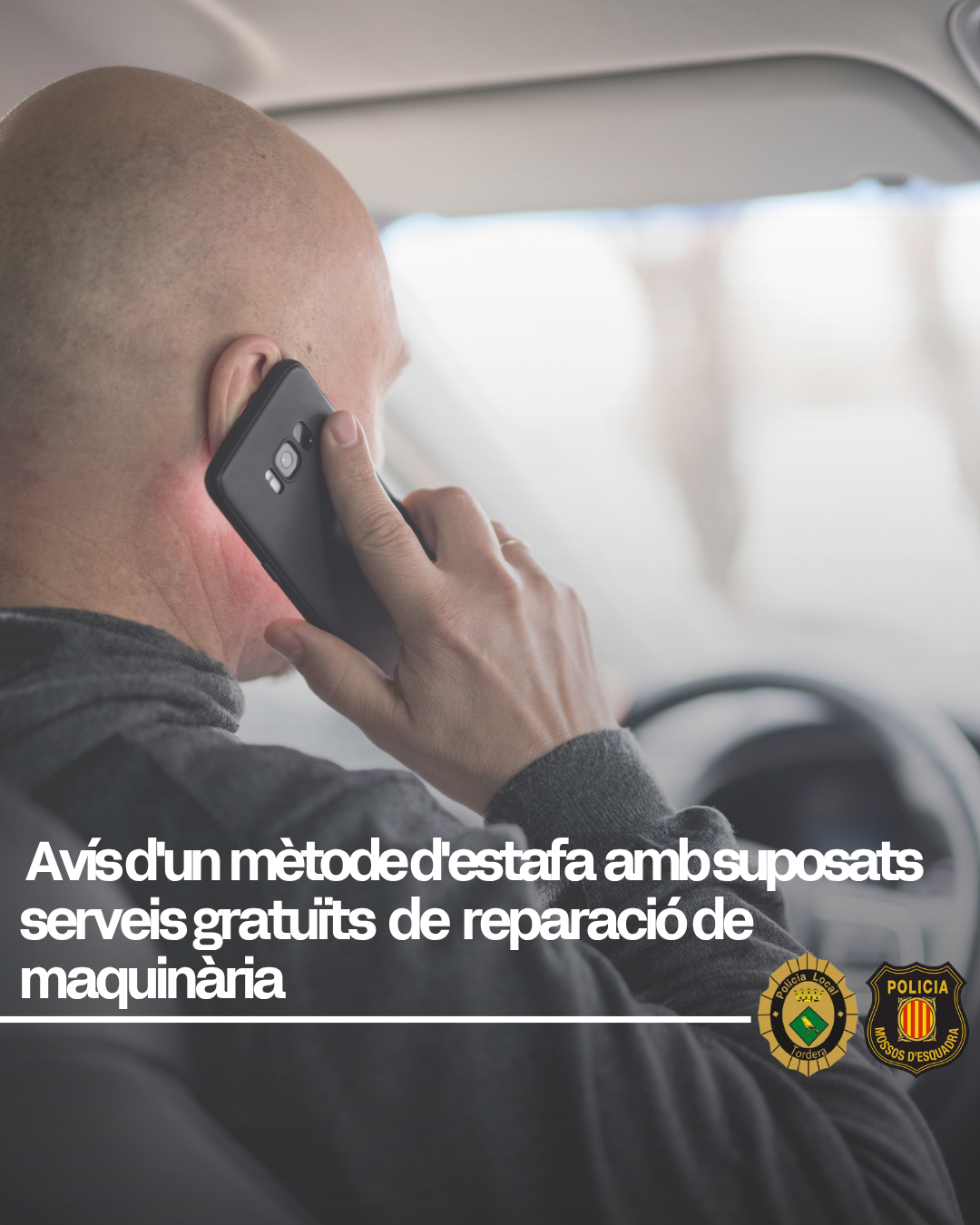 Els Mossos d'Esquadra avisen d'un nou m&egrave;tode d'estafa a empreses amb suposats serveis gratuïts de reparaci&oacute; de maquin&agrave;ria